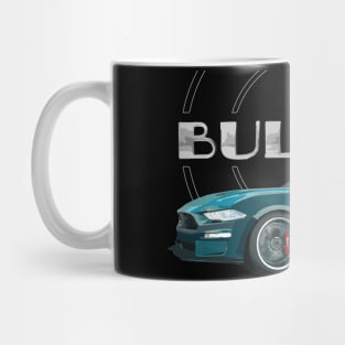 bullitt Green Mustang GT 5.0L V8 Classic steve mcqueen Muscle Car Mug